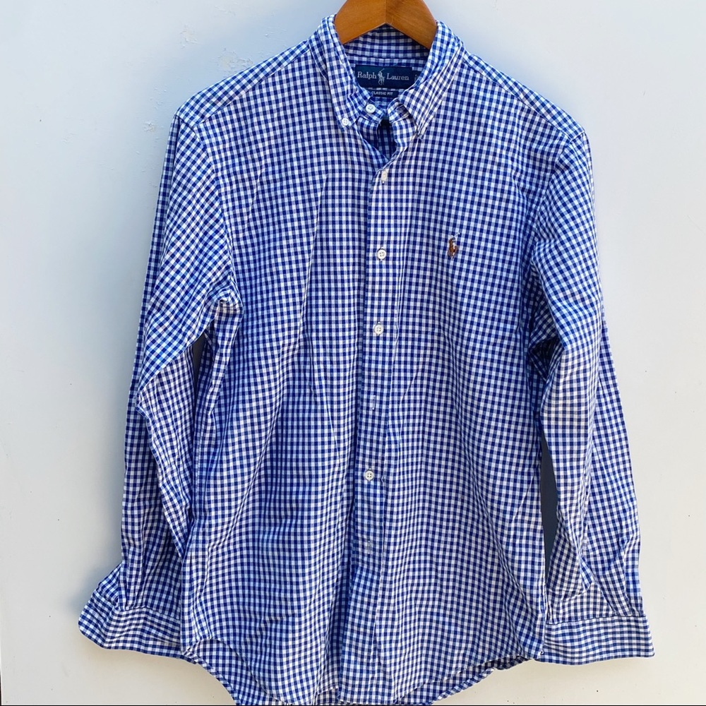 Ralph Lauren Blue Label Gingham Buttown Down Shirt
